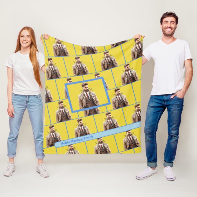 My Hit Pic Photo Custom Personalise Fleece Blanket (In Situ)