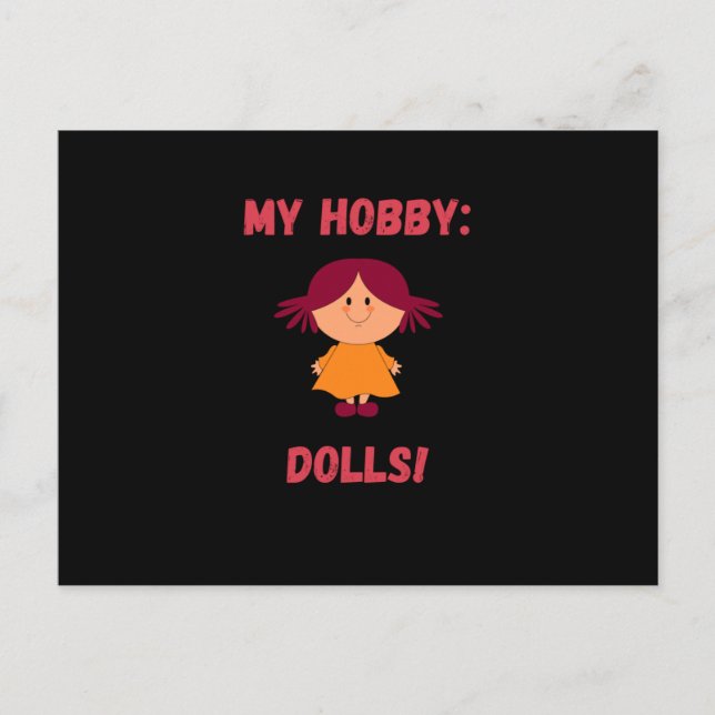 My Hobby Dolls Dolls Postcard (Front)