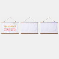 My Hobby Is Smiling Funny Positive Quote Design