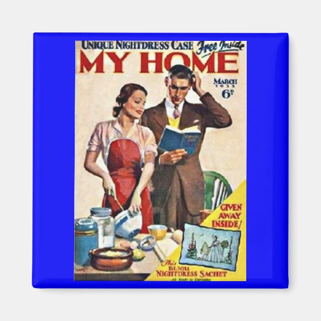 "My Home, 1933" RETRO MAGNET (Front)
