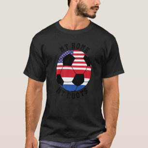 My Home My Roots The Netherlands Flag Soccer T-Shirt