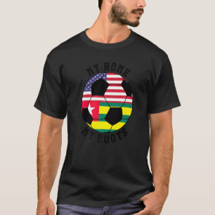 My Home My Roots Togo Flag Soccer T-Shirt