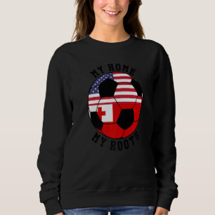 My Home My Roots Tonga Flag Soccer Sweatshirt