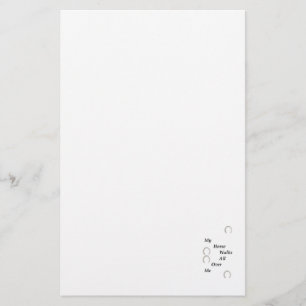 My Horse Walks All Over Me Stationery