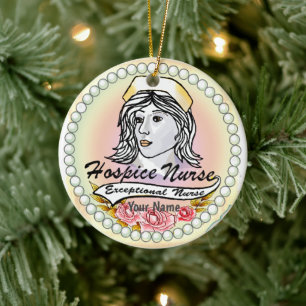 My Hospice Nurse  Ceramic Tree Decoration