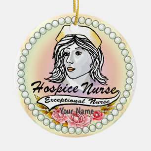 My Hospice Nurse Ceramic Tree Decoration