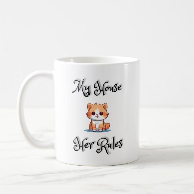 My house Her rules Coffee Mug (Left)