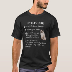 My House Rules Ragdoll Shirt Ragdoll Cat Tee Shirt