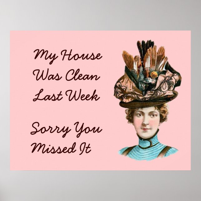 My House Was Clean Last Week Poster (Front)