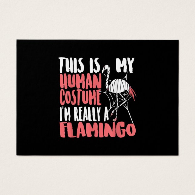 My Human Costume Im Really A Flamingo Mummy Cute (Front)