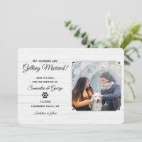 My Humans Are Getting Married-Dog Save the Date
