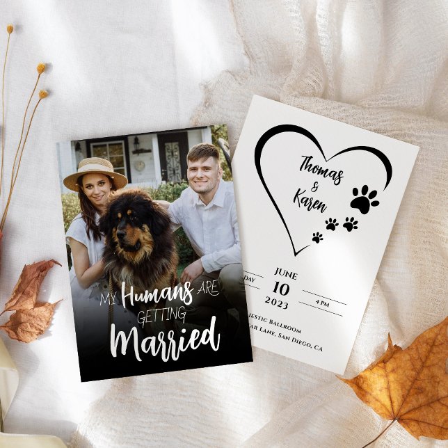 My Humans Getting Married Wedding Invitation (Creator Uploaded)