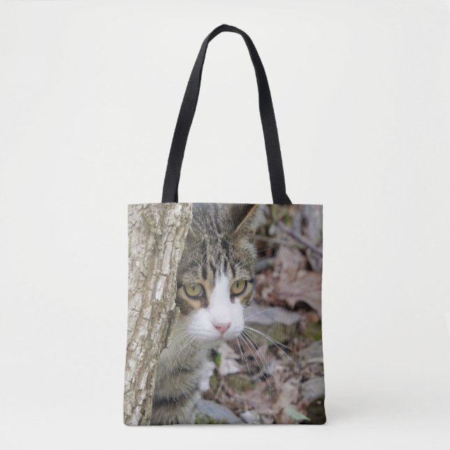 My Hunting Cat Tote Bag (Front)