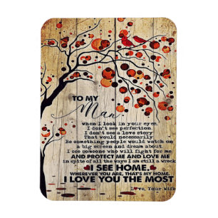 My Husband Gift   Letter For Him   Magnet