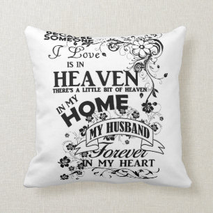 My Husband, In Loving Memory, Remembrance Cushion