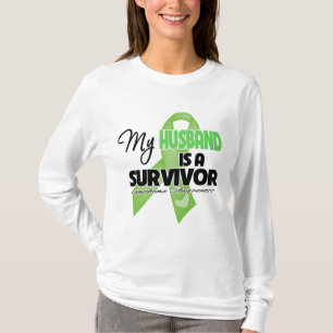 My Husband is a Survivor - Lymphoma T-Shirt
