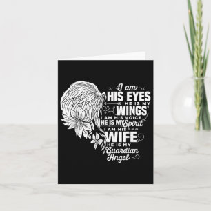 My Husband Is My Guardian Angel Widowed Wife Card