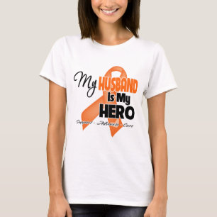 My Husband is My Hero - Leukaemia T-Shirt