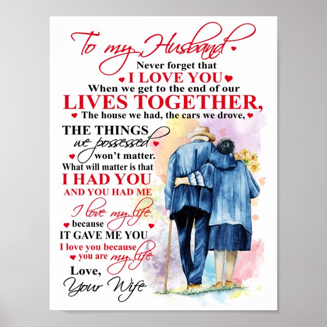 My Husband Poster (Front)