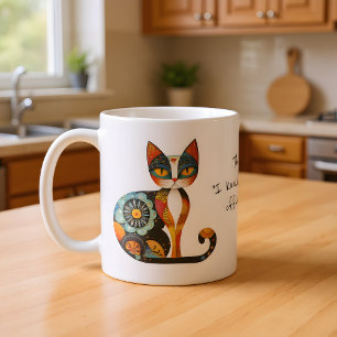 My "I Knocked Something off the Table" Face Cat Coffee Mug