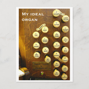 My ideal organ postcard