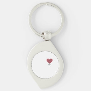 My Identity – Heart Fingerprint Design Key Ring