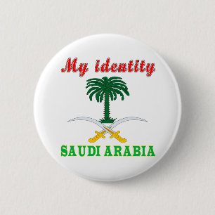 My Identity Saudi Arabia 6 Cm Round Badge