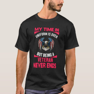 My In Uniform Over Veteran Graphic T-Shirt