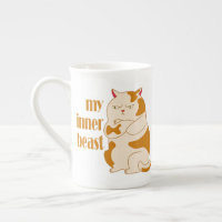 My inner beast lazy fat cat motivational quote