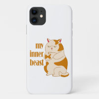 My inner beast lazy fat cat motivational quote