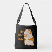 My inner beast lazy fat cat motivational quote