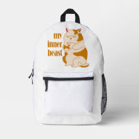 My inner beast lazy fat cat motivational quote