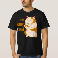 My inner beast lazy fat cat motivational quote