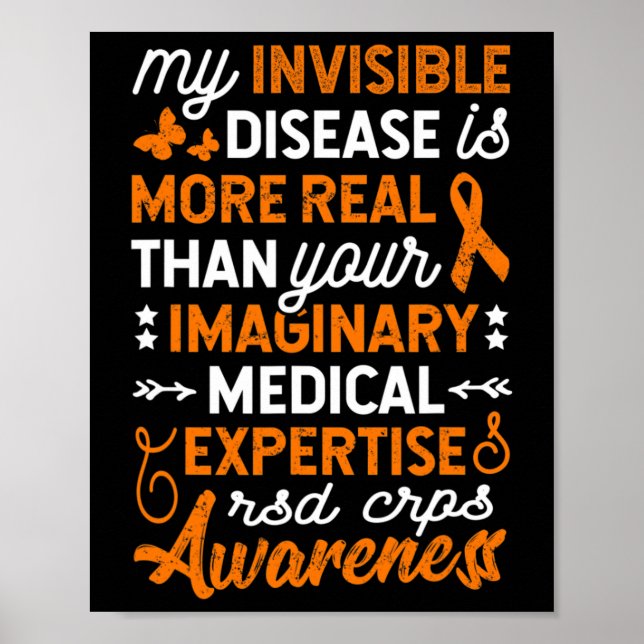 My Invisible Disease Is Real2  Poster (Front)