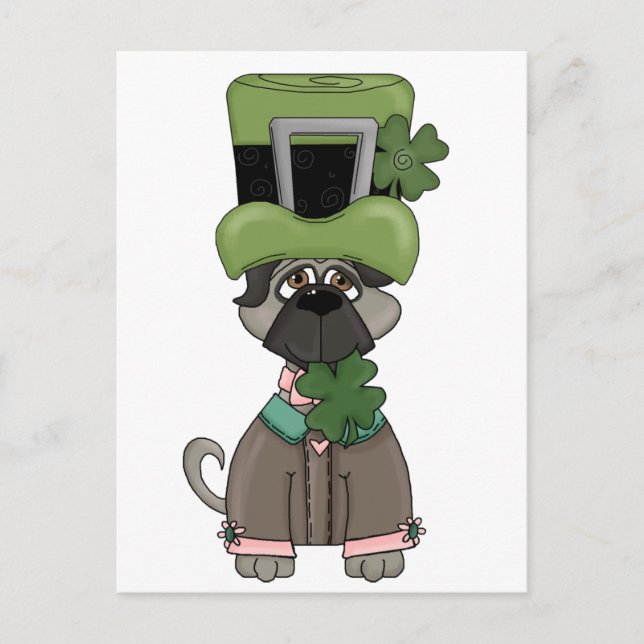 My Irish Hat Postcard (Front)