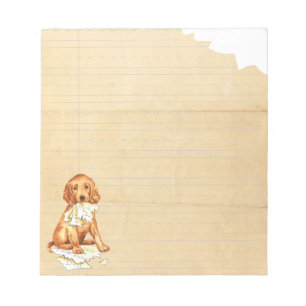 My Irish Setter Ate my Homework Notepad