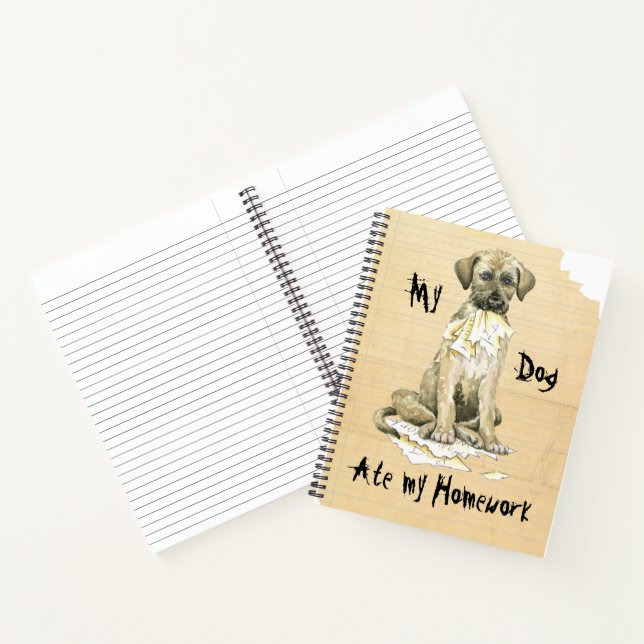 My Irish Wolfhound Ate my Homework Notebook (Inside)