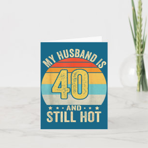 My Is 40th Husband Birthday Husband 40 Card