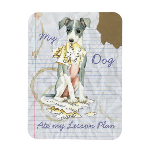 My Italian Greyhound Ate My Lesson Plan Magnet