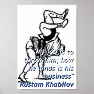 My job is to throw him Poster