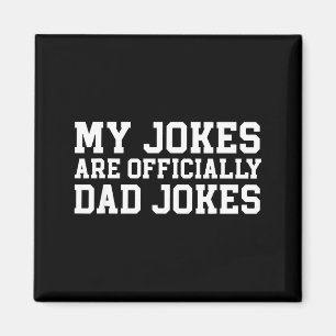My Jokes Are Ly Dad Jokes Pregnancy Announcement  Magnet