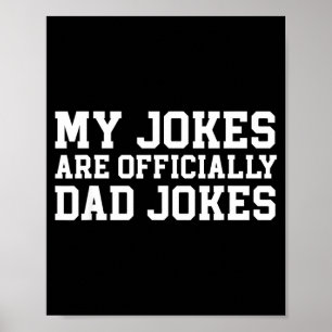 My Jokes Are Ly Dad Jokes Pregnancy Announcement  Poster