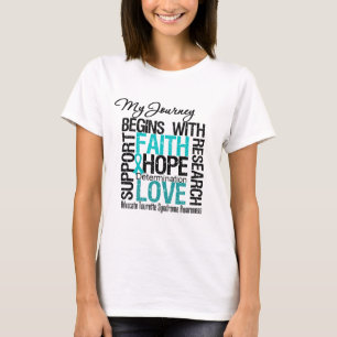My Journey Begins With Faith Tourette Syndrome T-Shirt