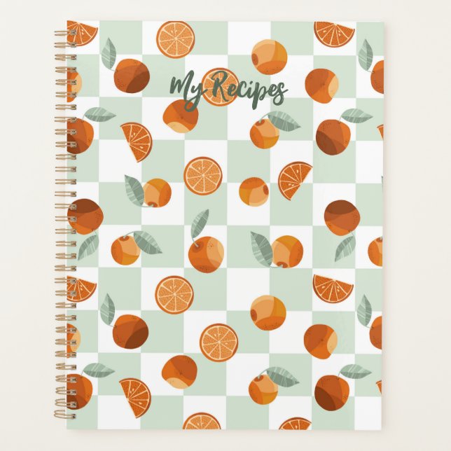 My Juicy Recipe Book Planner (Front)