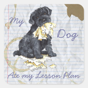 My Kerry Ate My Lesson Plan Square Sticker