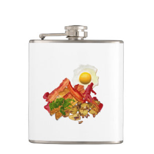 My Ketchup Gone Squatchin for Bacon Decor Hip Flask