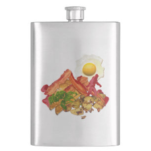 My Ketchup Gone Squatchin for Bacon Decor Hip Flask