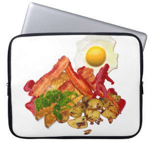 My Ketchup Gone Squatchin for Bacon Mountain Laptop Sleeve