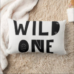 My Kid "Wild One" One Piece Unique Scandi Owl Lumbar Cushion<br><div class="desc">My Kid "Wild One" One Piece Unique Scandi Owl Lumbar Pillow</div>