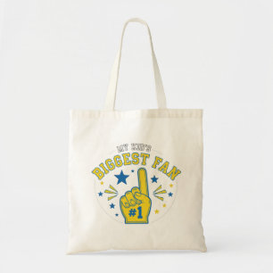 My Kid's Biggest Fan #1 Foam Finger Proud Sport Tote Bag